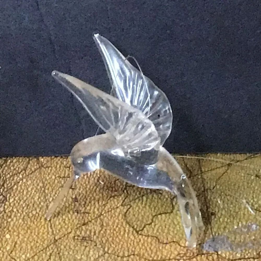 Set of three various devine glass hummingbird - Picture 4 of 4